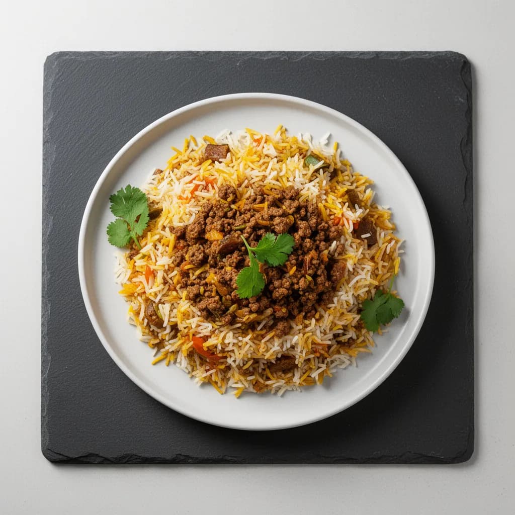 Mutton Keema Biryani