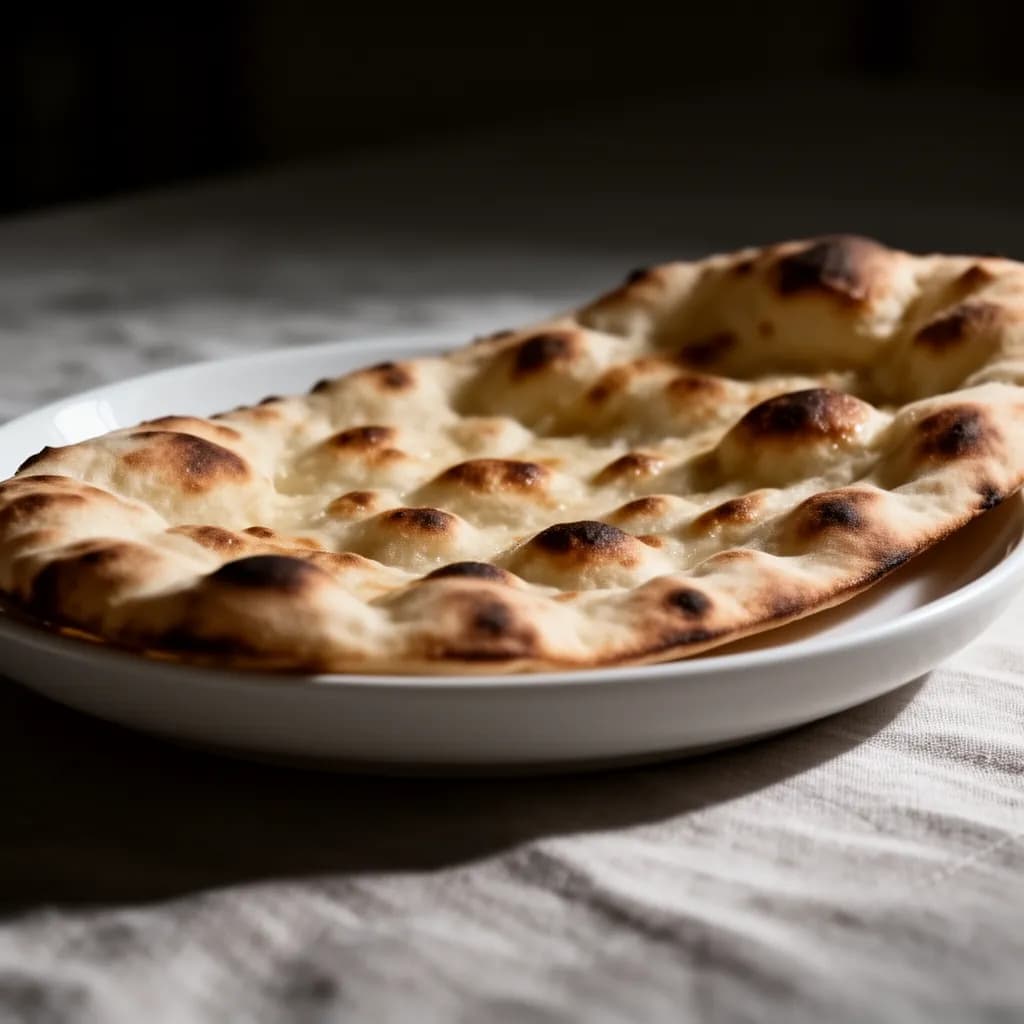 NAAN — restaurant-quality dish photo for an online ordering menu