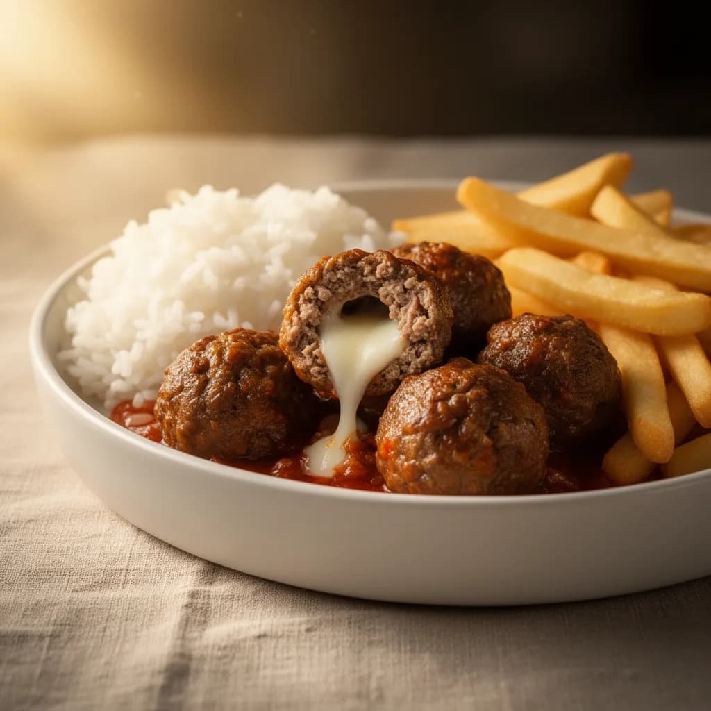 KIDS CHEESY MEATBALLS