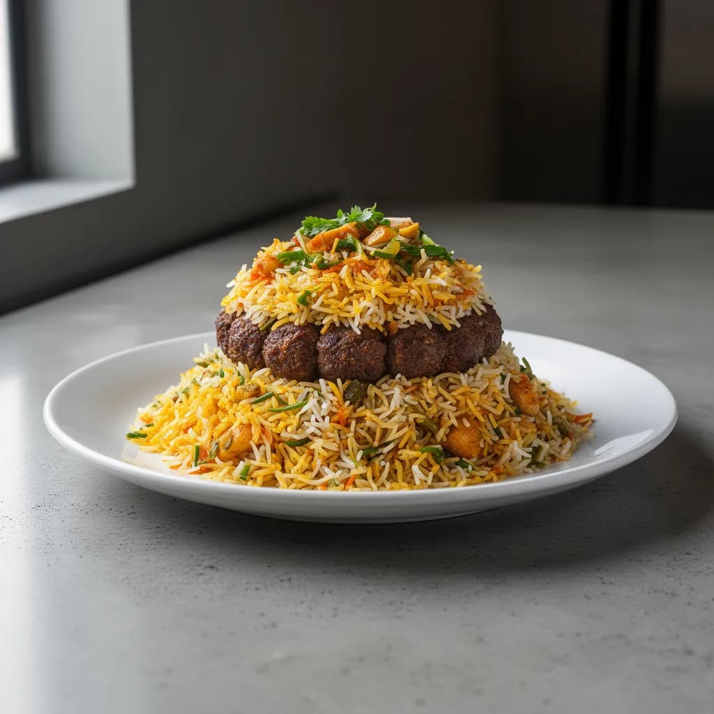 Kabab Biryani