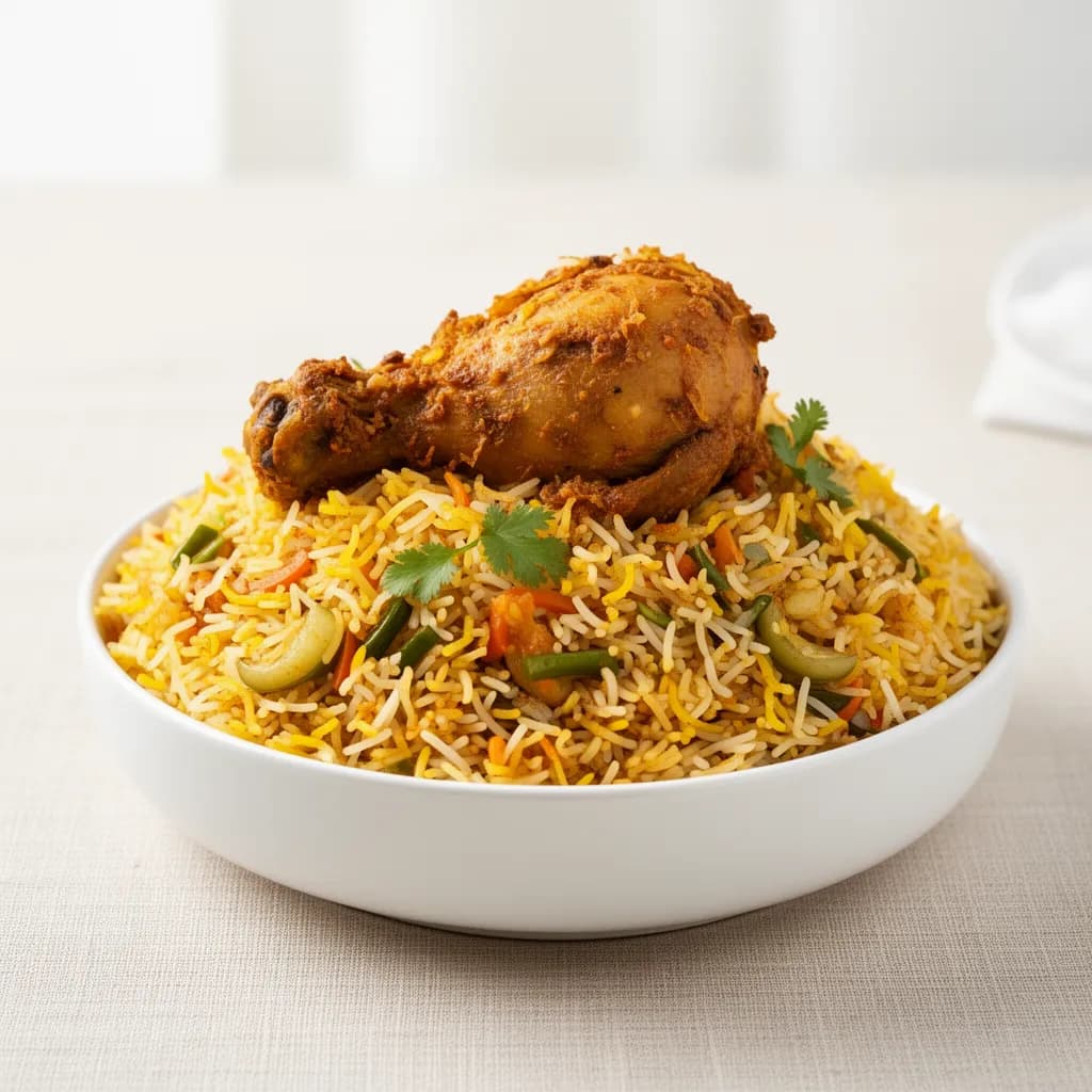 Chicken Fry Piece Biryani Family Pack