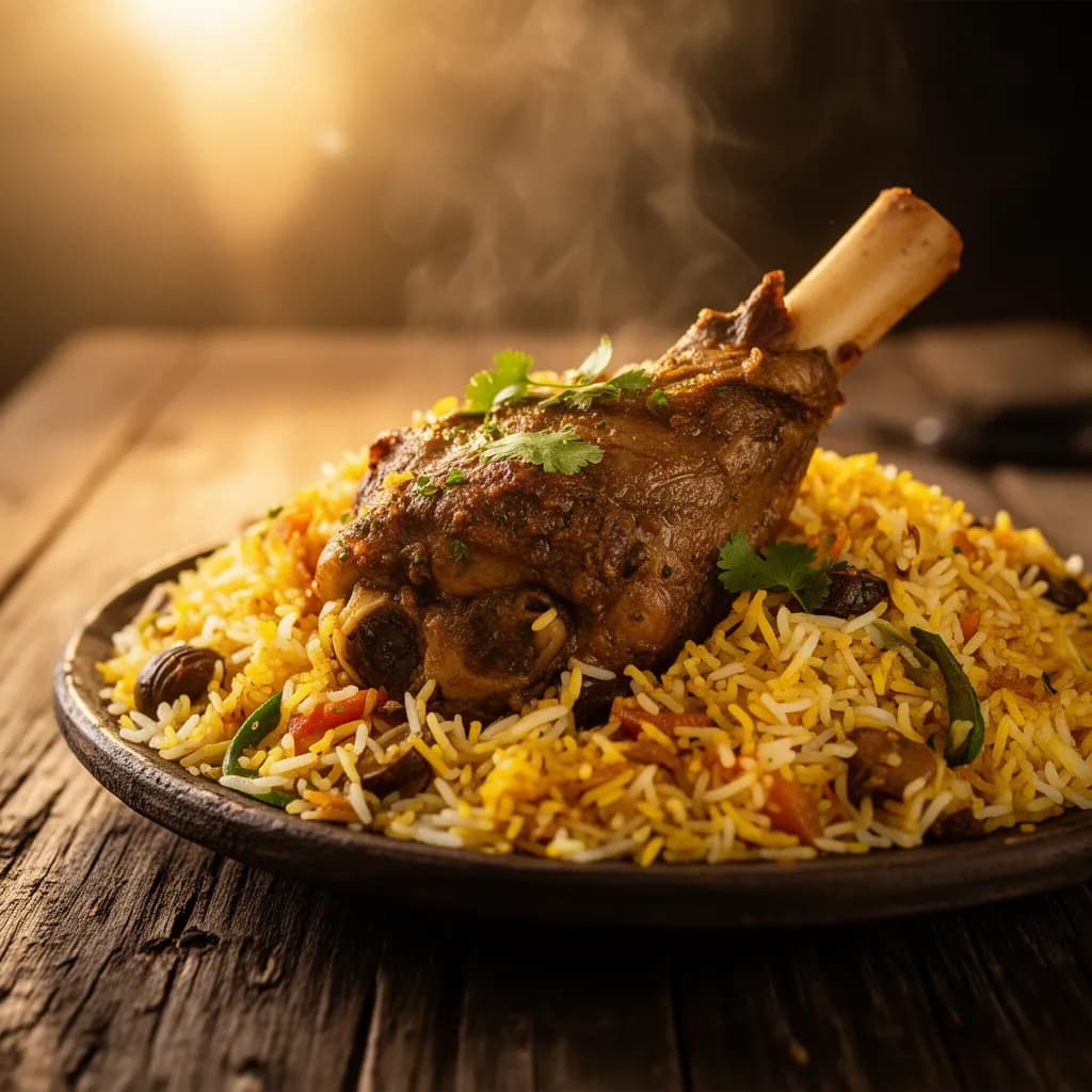 Lamb Shank Biryani