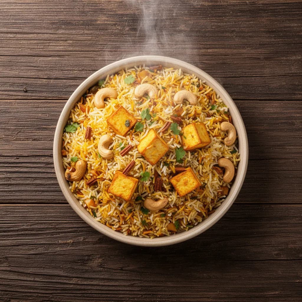 Spl. Kaju Paneer Biryani