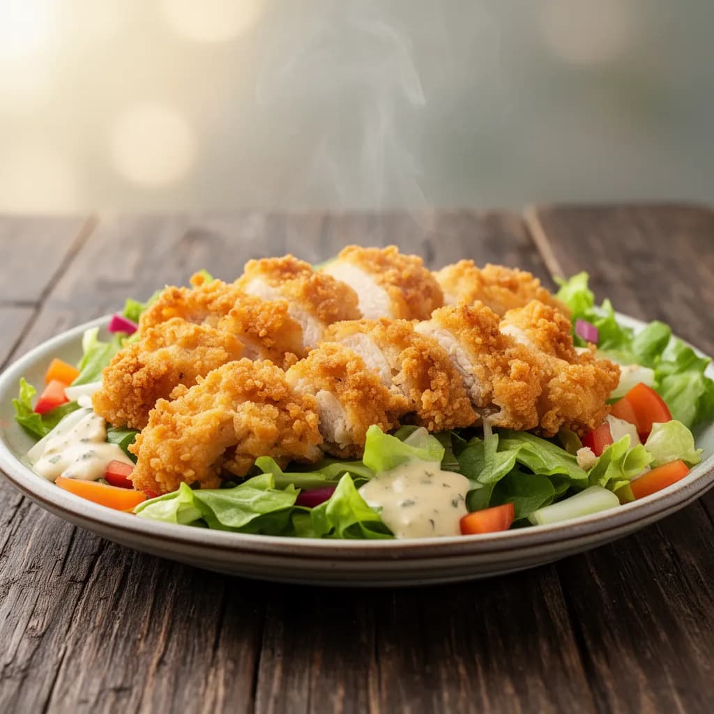 Crispy Chicken Salad Full